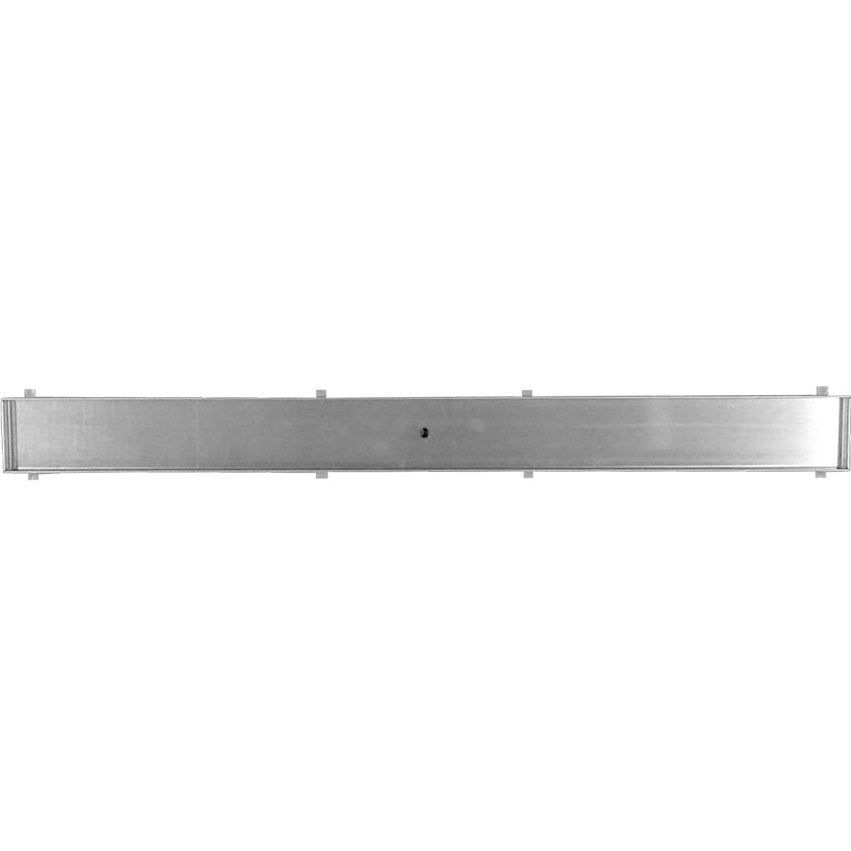 Tegelrooster voor douchegoot | Zilver/Metal | 50 cm