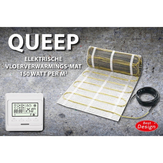 "Queep" elektrische vloerverwarmings-mat | 5.0 m2