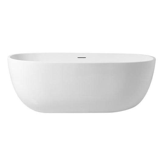 "Moderna" vrijstaand bad | Glans wit | 170x78x61cm